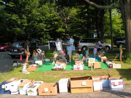 Book Sale on the lawn