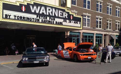 Jolene in front of the Warner