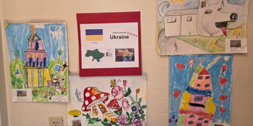 Artwork on display