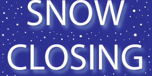 Library Closed due to Inclement Weather-Tuesday, December 2nd