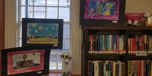 Children's Artwork back at the library! - March 2020