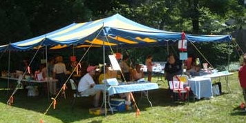 Bakerville Marketplace and Used Book Sale, August 2006